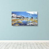 Jonge meren - Yosemite - Sierra Nevada - Bergen Canvas Afdruk (Insitu (Houten vloer))