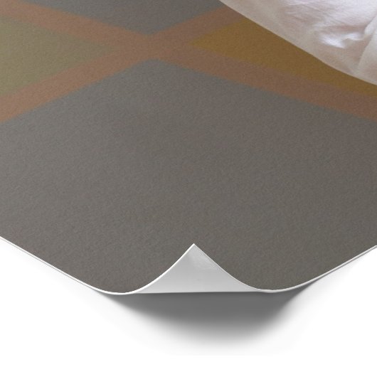 jonge moeder borstvoeding geeft haar baby poster (Hoek)