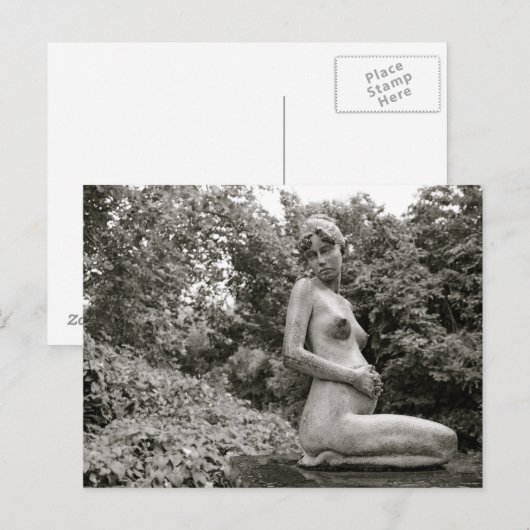 jonge moeder briefkaart (Voorkant / Achterkant)