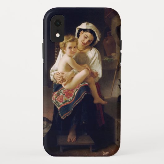Jonge moeder die haar kind bezoekt Case-Mate iPhone case (Achterkant)