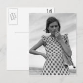 Jonge moeder in Californië 1937 Briefkaart (Voorkant / Achterkant)