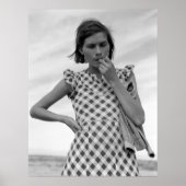 Jonge moeder in Californië 1937 Poster (Voorkant)