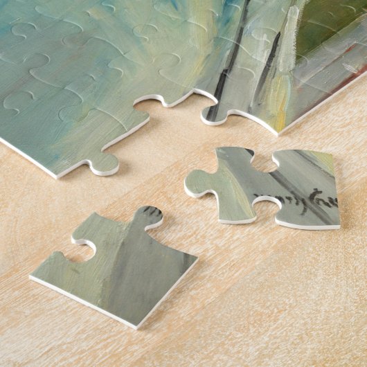 Jonge moeder naaien | Mary Cassatt Legpuzzel (Zijkant)