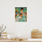 Jonge moeder naaien | Mary Cassatt Poster (Keuken)