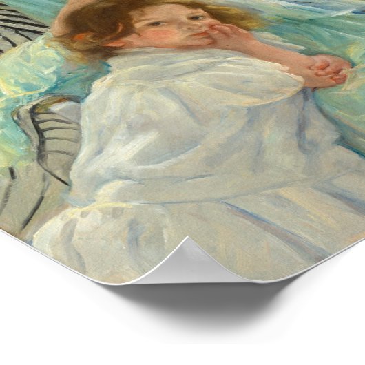 Jonge moeder naaien | Mary Cassatt Poster (Hoek)