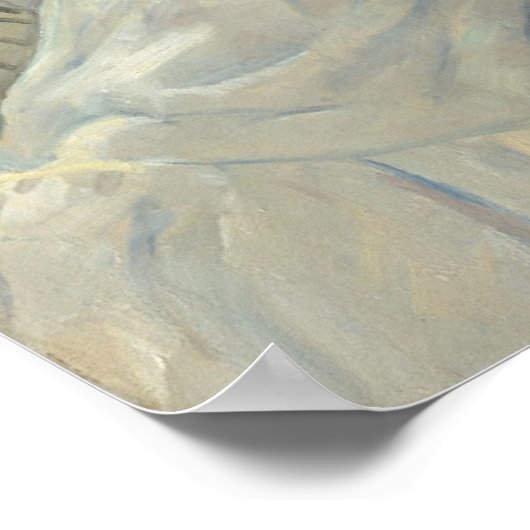 Jonge moeder naaien poster (Hoek)