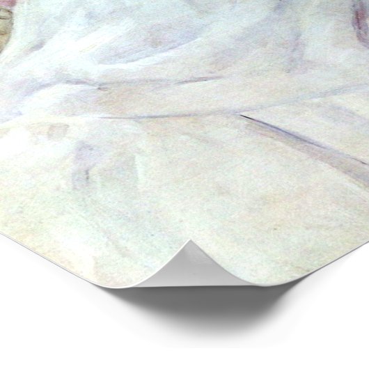 Jonge moeder naait door Mary Stevenson Cassatt Poster (Hoek)