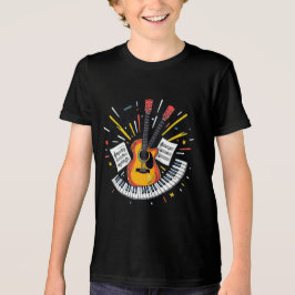 Jonge muziekster club Tri-Blend shirt