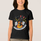 Jonge muziekster club Tri-Blend shirt (Voorkant)