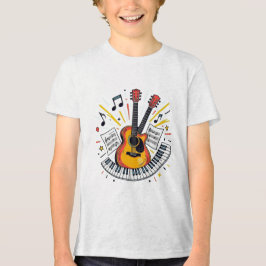 Jonge muziekster club Tri-Blend shirt