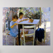 Jonge Needle Workers Elin Danielson-Gambogi 1915 Poster (Voorkant)