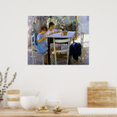 Jonge Needle Workers Elin Danielson-Gambogi 1915 Poster (Keuken)