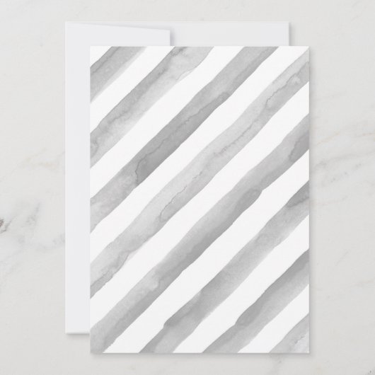 Jonge olifant baby shower-uitnodiging kaart (Achterkant)