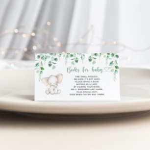 Jonge olifantenboeken voor de kaart van de baby-ka