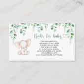 Jonge olifantenboeken voor de kaart van de baby-ka (Voorkant)