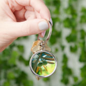 Jonge olijven in een bijkantoor sleutelhanger (Hand)