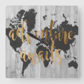 Jonge Ontdekkingsreiziger VI Vierkante Klok (Voorkant)