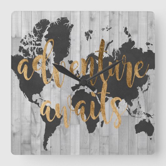 Jonge Ontdekkingsreiziger VI Vierkante Klok (Voorkant)