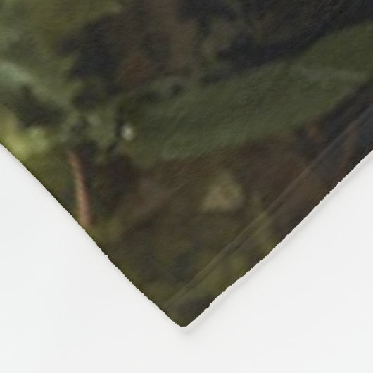 Jonge orang-oetan in een regenwoud fleece deken (Hoek)