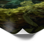 Jonge orang-oetan in een regenwoud perfect poster (Hoek)