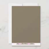 JONGE PARTIJ Birthday Oefening Uitnodiging tot uit (Achterkant)