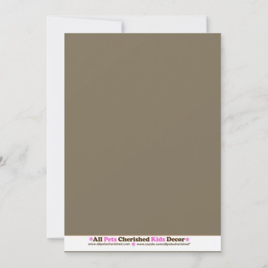 JONGE PARTIJ Birthday Oefening Uitnodiging tot uit (Achterkant)