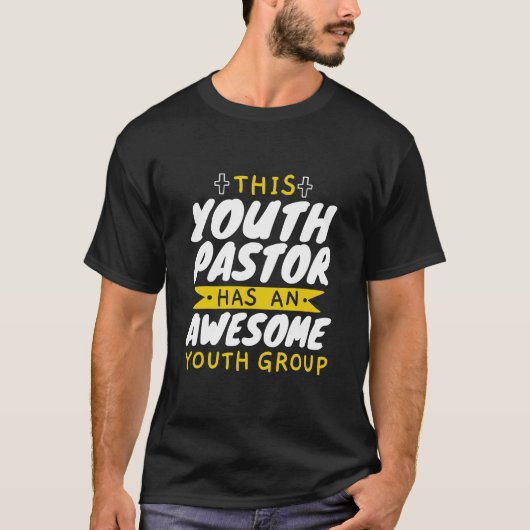 Jonge pastor jeugdgroep pastor t-shirt (Voorkant)