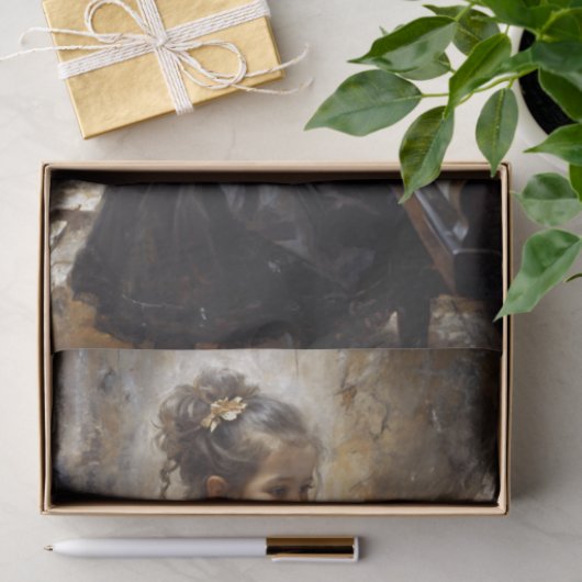 Jonge pianist Decoupage Tissuepapier (Geschenk)