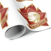 Jonge pioneers Lenin Л е и н communistische Sovjet Cadeaupapier (Rol Hoek)