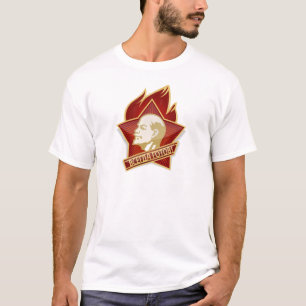 Jonge pioneers Lenin Л е и н communistische Sovjet T-shirt