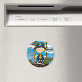 Jonge Pirate Captain Magnet (Insitu (Vaatwasser))