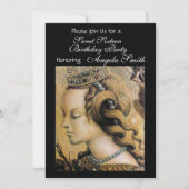 JONGE PRINCESS SWEET 16 PARTIJ zwart Kaart (Voorkant)