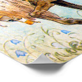 Jonge prins op een paard poster (Hoek)