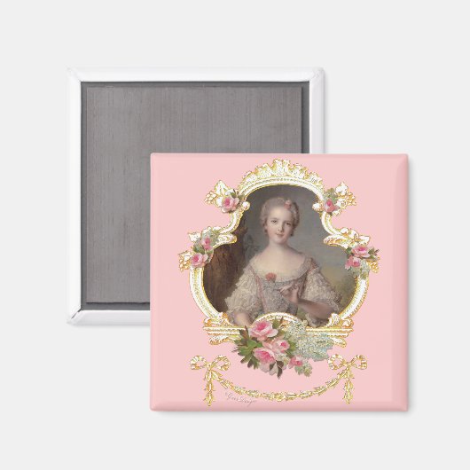 Jonge prinses Louise Marie van Frankrijk Magneet (Voorkant / Achterkant)