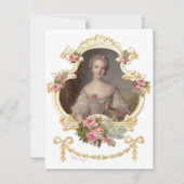 Jonge prinses Louise Marie van Frankrijk Mededelin Aankondiging (Voorkant)