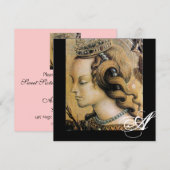 JONGE PRINSES ZOETE 16 VERJAARDAGPARTY Monogram Kaart (Voorkant / Achterkant)