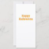 Jonge Redhead Demon met Pet Halloween Kaart (Achterkant)