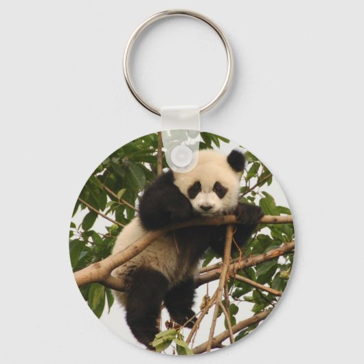 Jonge reuzenpanda sleutelhanger (Voorkant)