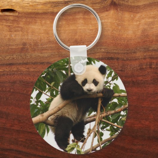 Jonge reuzenpanda sleutelhanger (Voorkant)