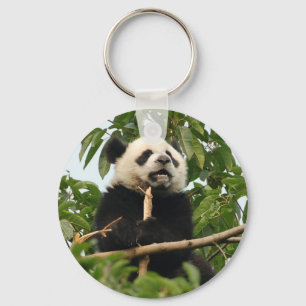 Jonge reuzenpanda - sleutelketen sleutelhanger