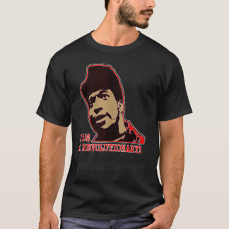 Jonge revolutionaire broeder in Chicago 1969 commu T-shirt