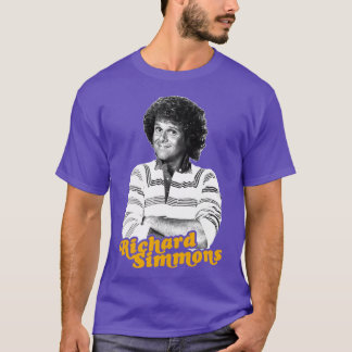 Jonge Richard Simmons Retro Fitness Icon Design T-shirt