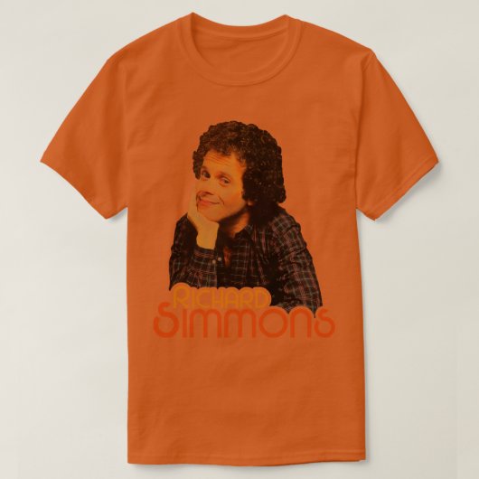 Jonge Richard Simmons Retro Fitness Icon Design T-shirt (Design voorkant)