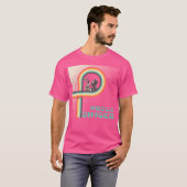 Jonge RNB-zanger zingt voor de microfoon T-shirt (Voorkant volledig)