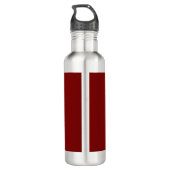 Jonge rode heks zit op kapotte pier waterfles  (Achterkant)