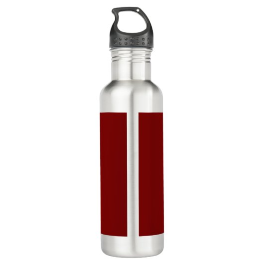 Jonge rode heks zit op kapotte pier waterfles  (Achterkant)