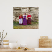 Jonge Russische vrouwen - Foto-Poster Poster (Keuken)