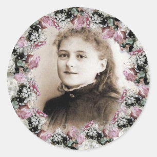 Jonge Saint Therese Rozen Ronde Sticker
