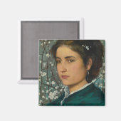 Jonge schoonheid (elegante vrouw) (Vrouwelijk port Magneet (Voorkant / Achterkant)