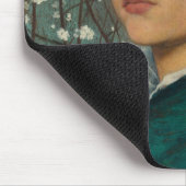 Jonge schoonheid (Elegante vrouw) (Vrouwelijk port Muismat (Hoek)